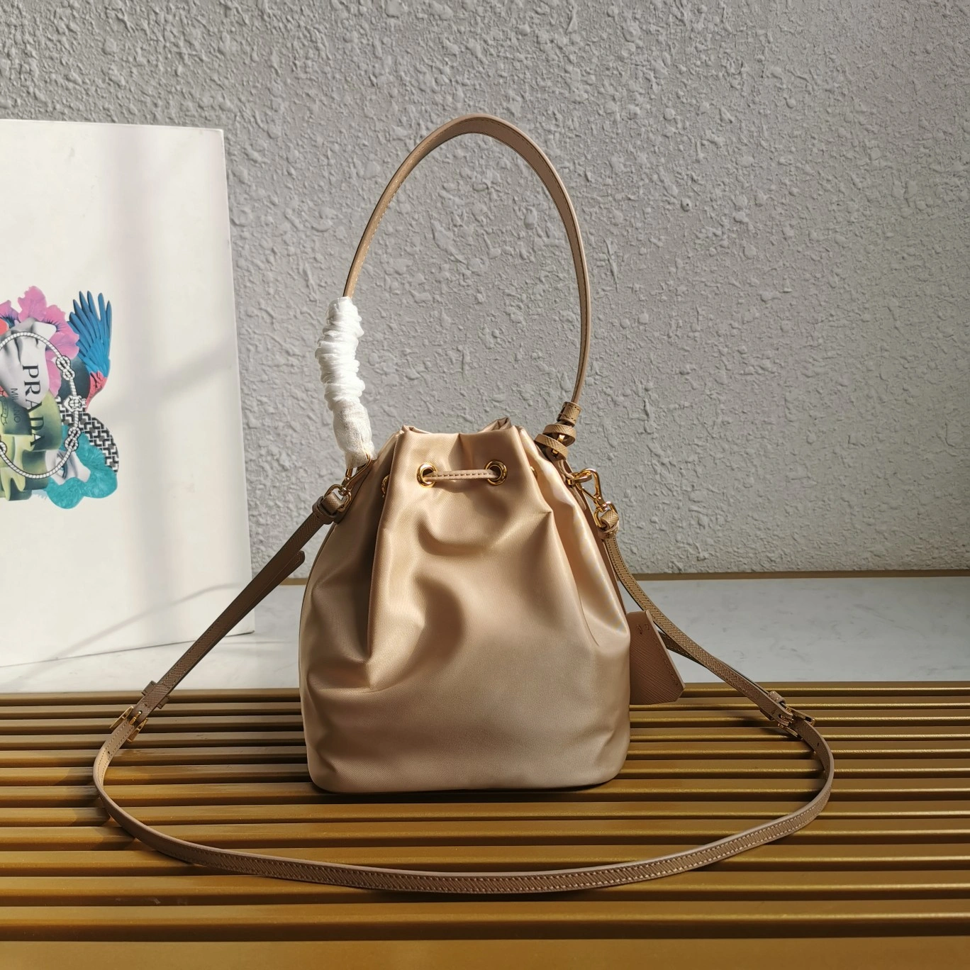 Prada Drawstring Bags Elegant 73624