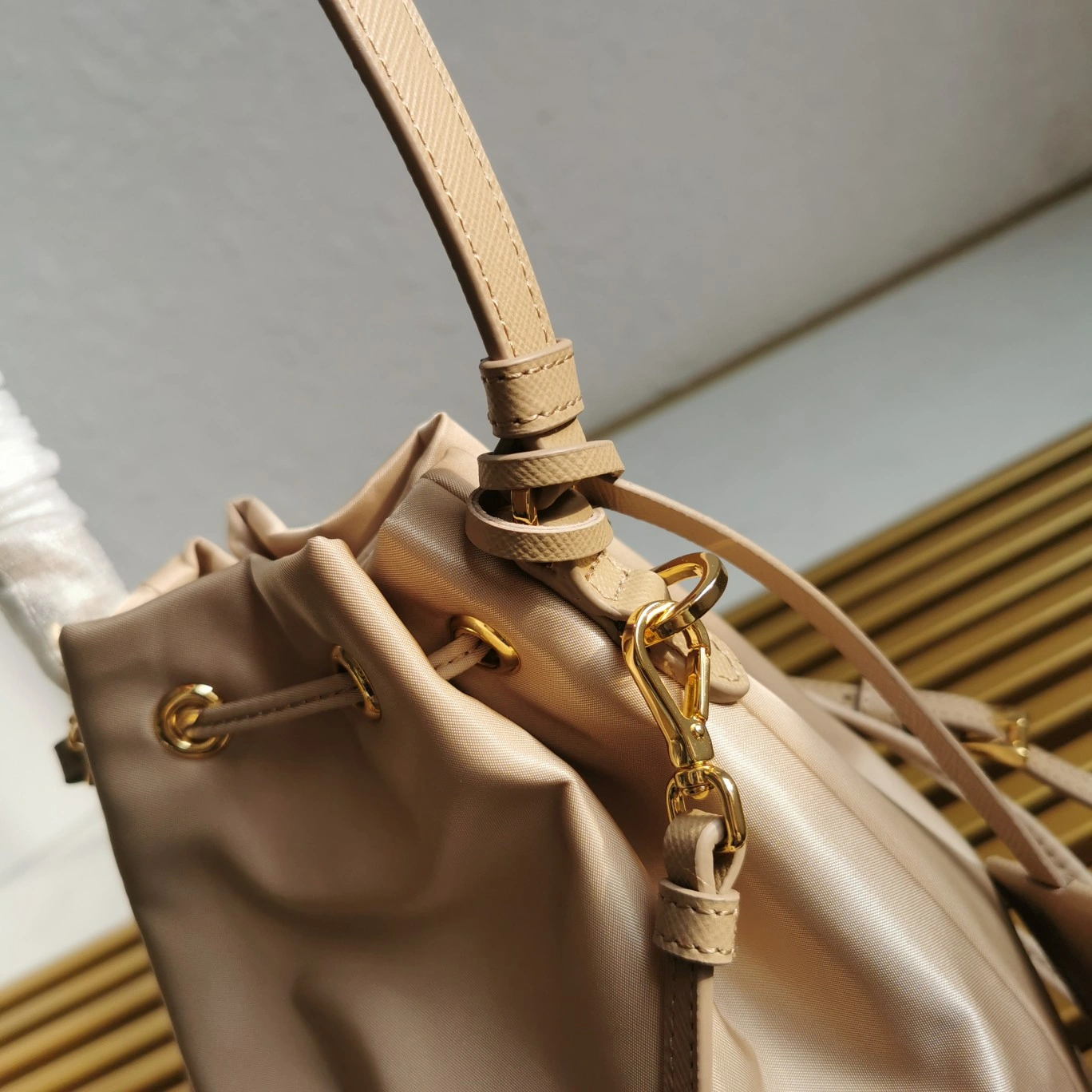 Prada Drawstring Bags Elegant 73624