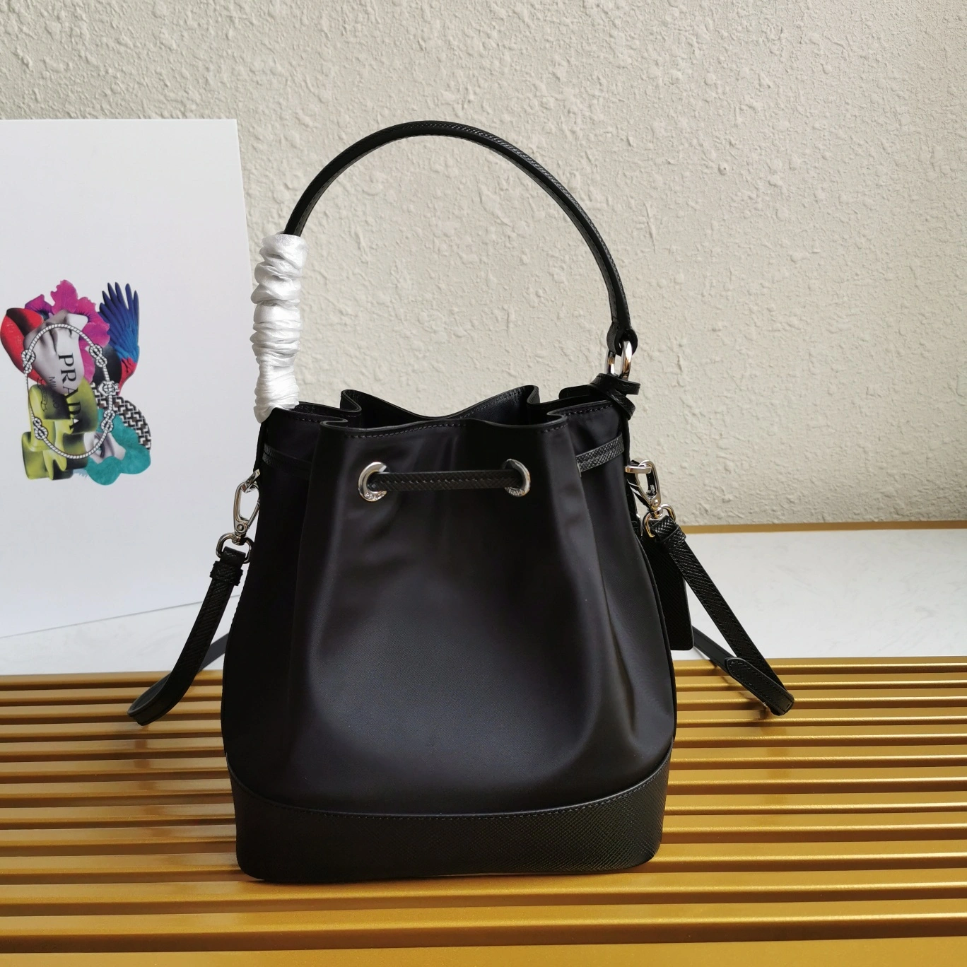 Prada Drawstring Bags HighQuality 71680