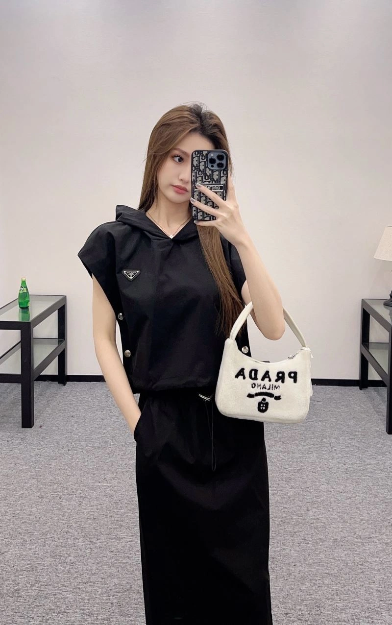 Prada Dress Suits Breathable 171449