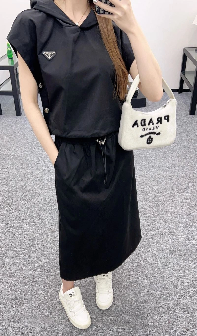 Prada Dress Suits Breathable 171449