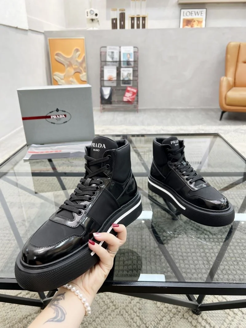 Prada High Shoes WaterResistant 33986