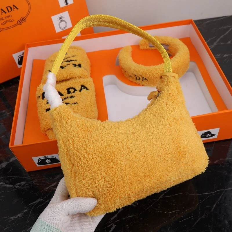 Prada Hobo Bags ZipUp 87203