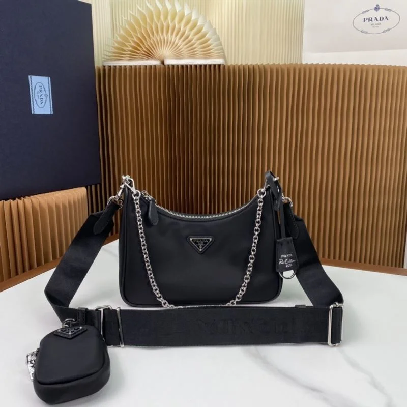 TimelessDesign Prada Hobo Bags 37732