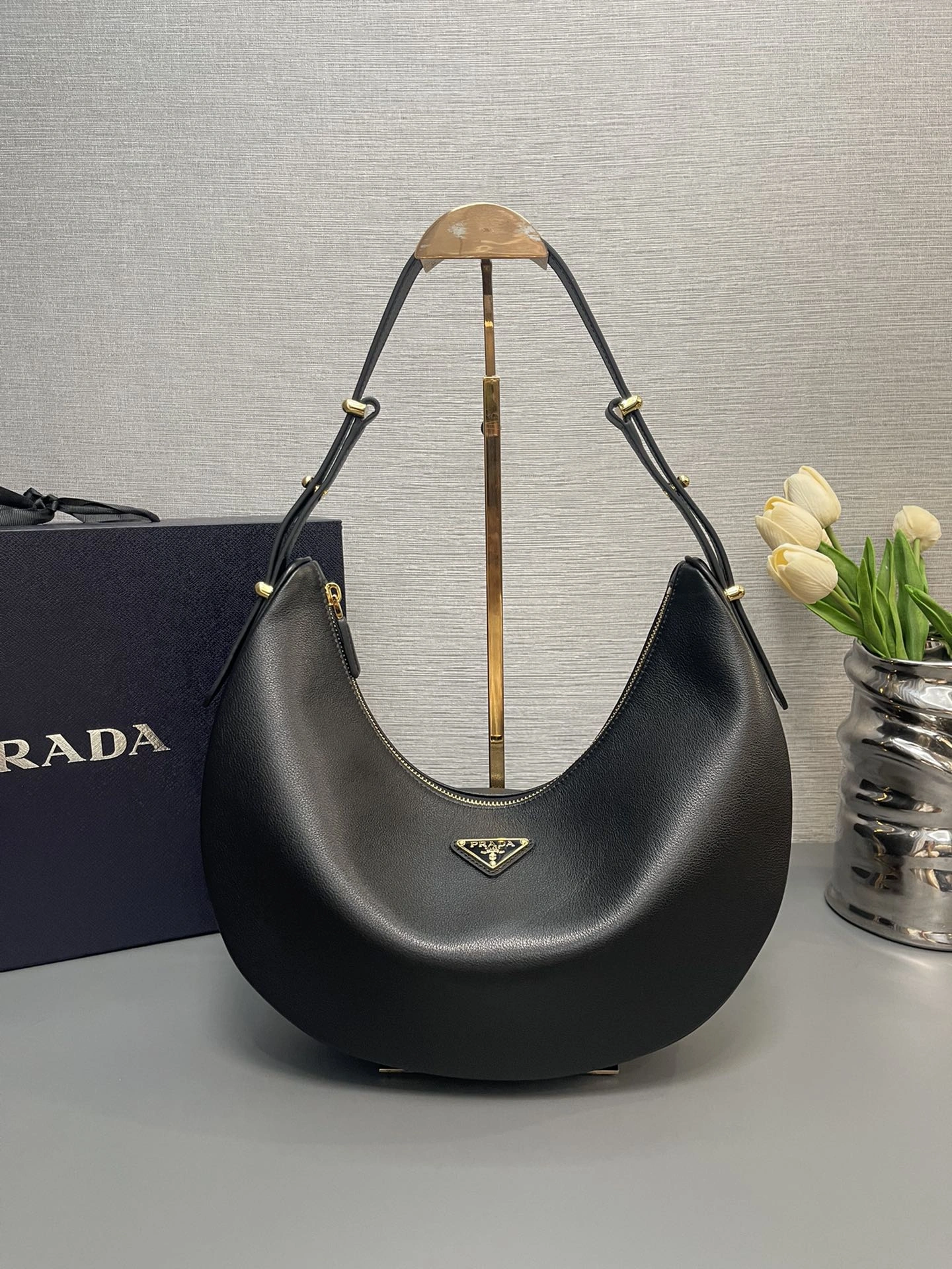 Prada Hobo Bags Stretchable 71660