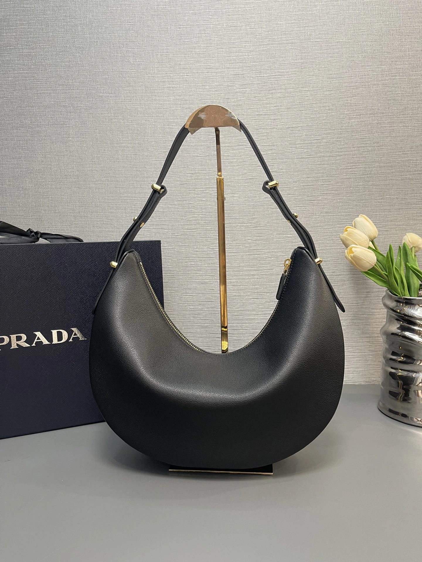 Prada Hobo Bags Stretchable 71660