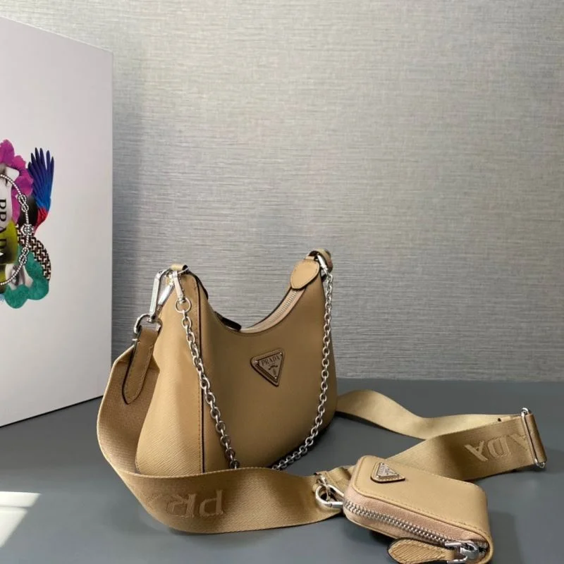 Prada Hobo Bags Soft 45182
