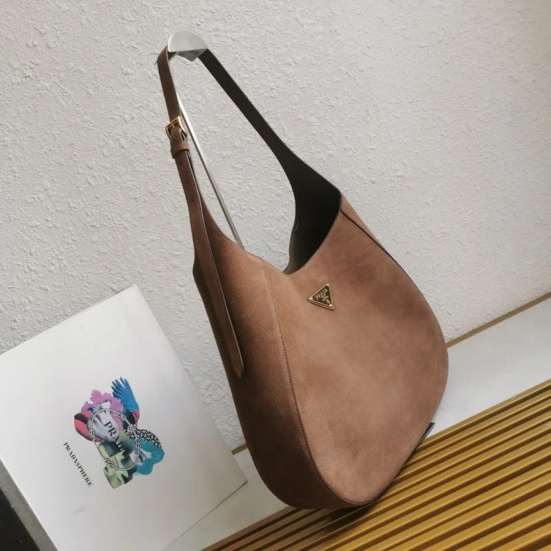 Prada Hobo Bags Breathable 45052