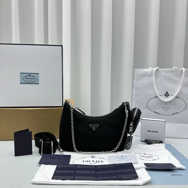 Prada Hobo Bags Stretchable 55635