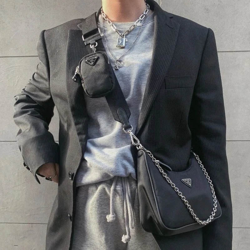 Prada Hobo Bags Stretchable 55635