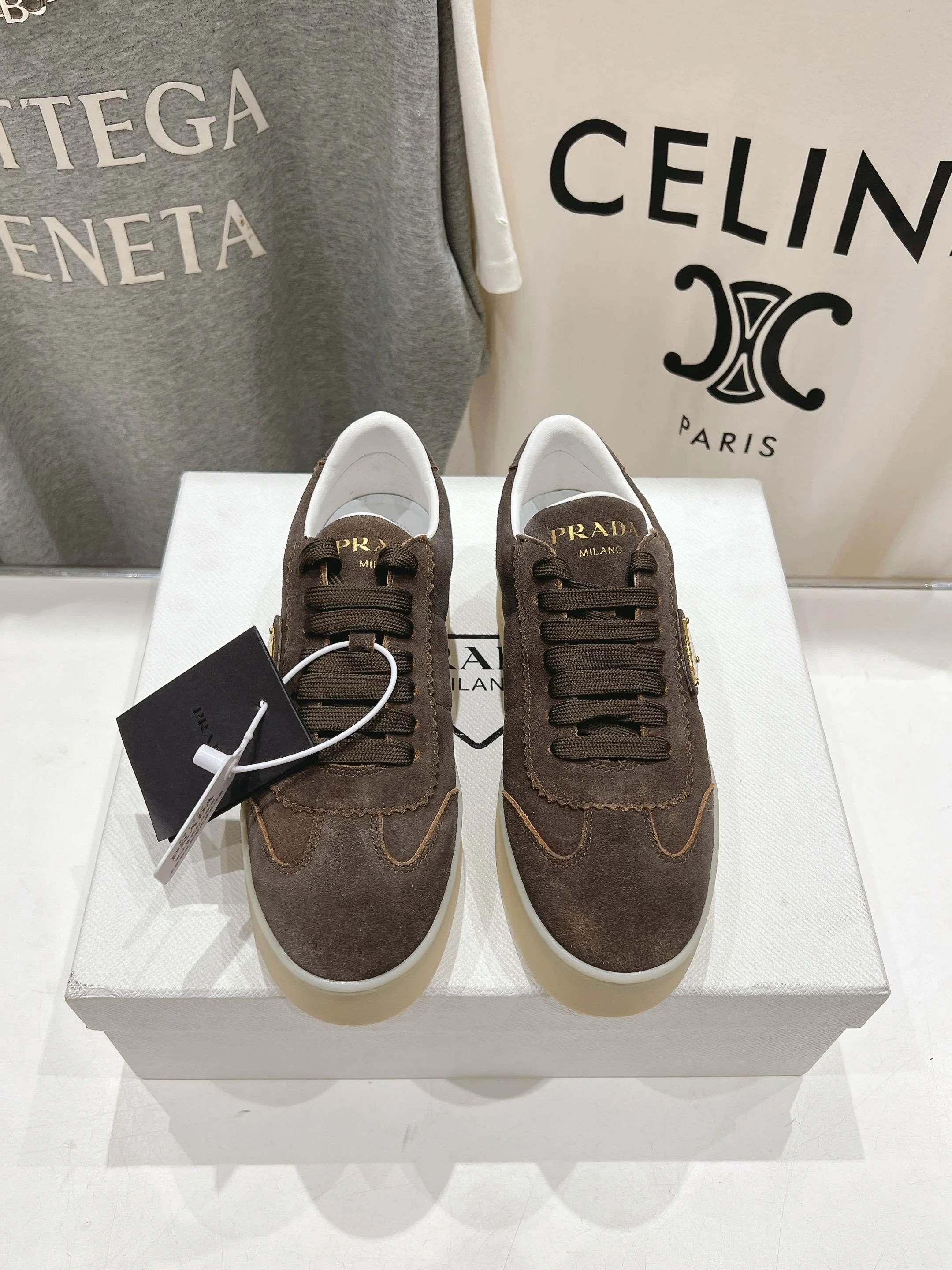 Prada Low Shoes Fashionable 34222