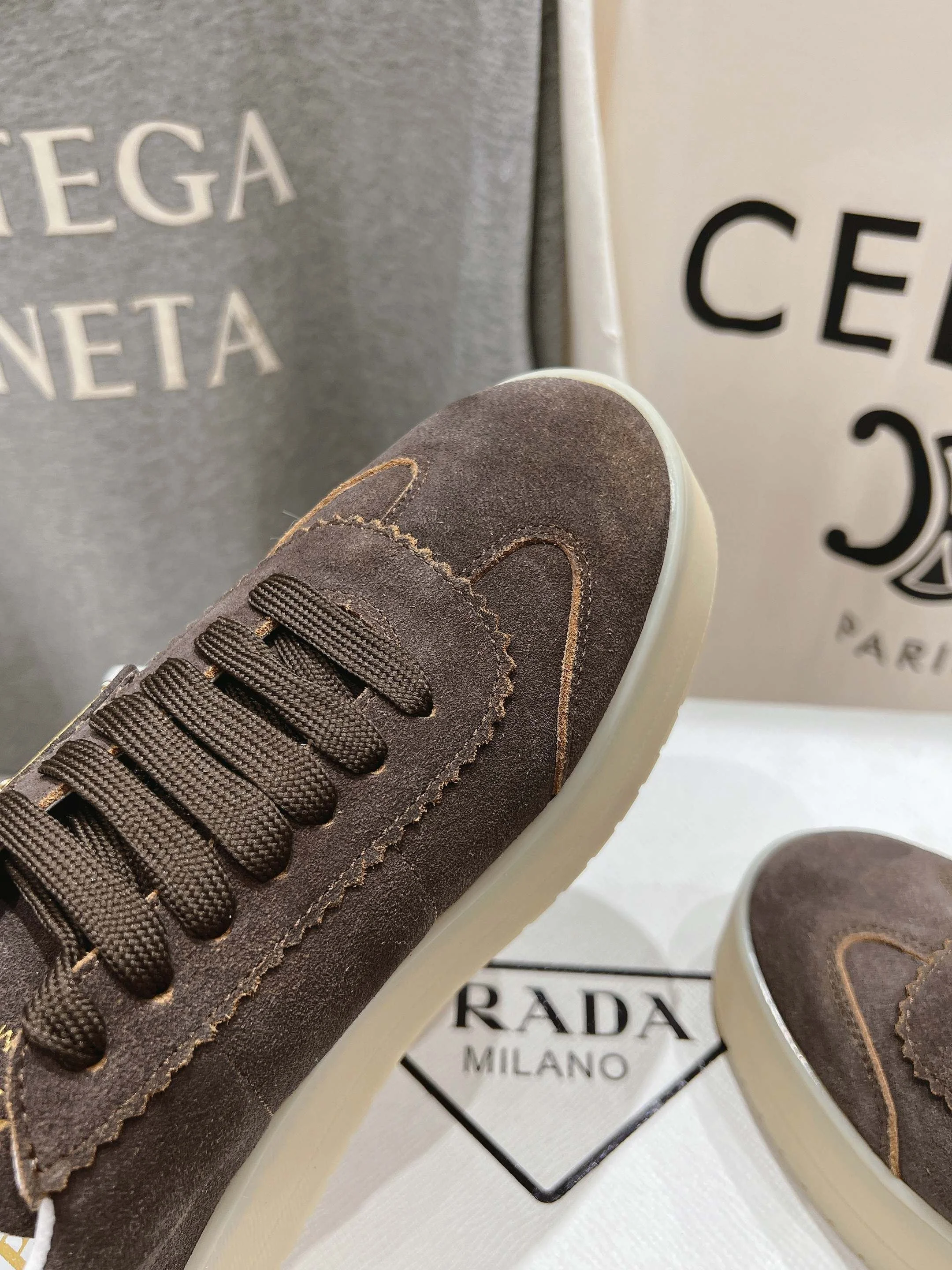 Prada Low Shoes Fashionable 34222