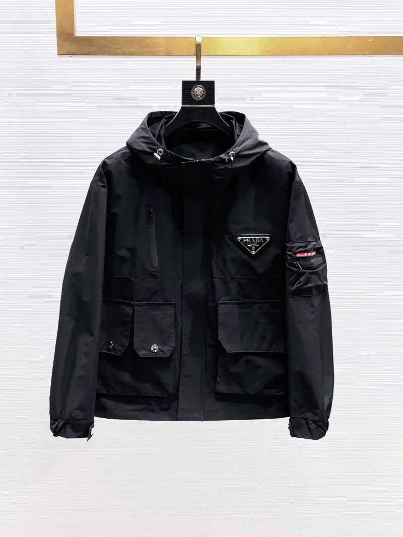 RelaxedFit Prada Outwear 168136