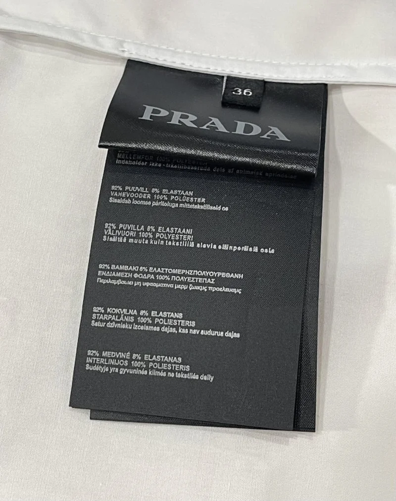 Prada Shirts Breathable 166525
