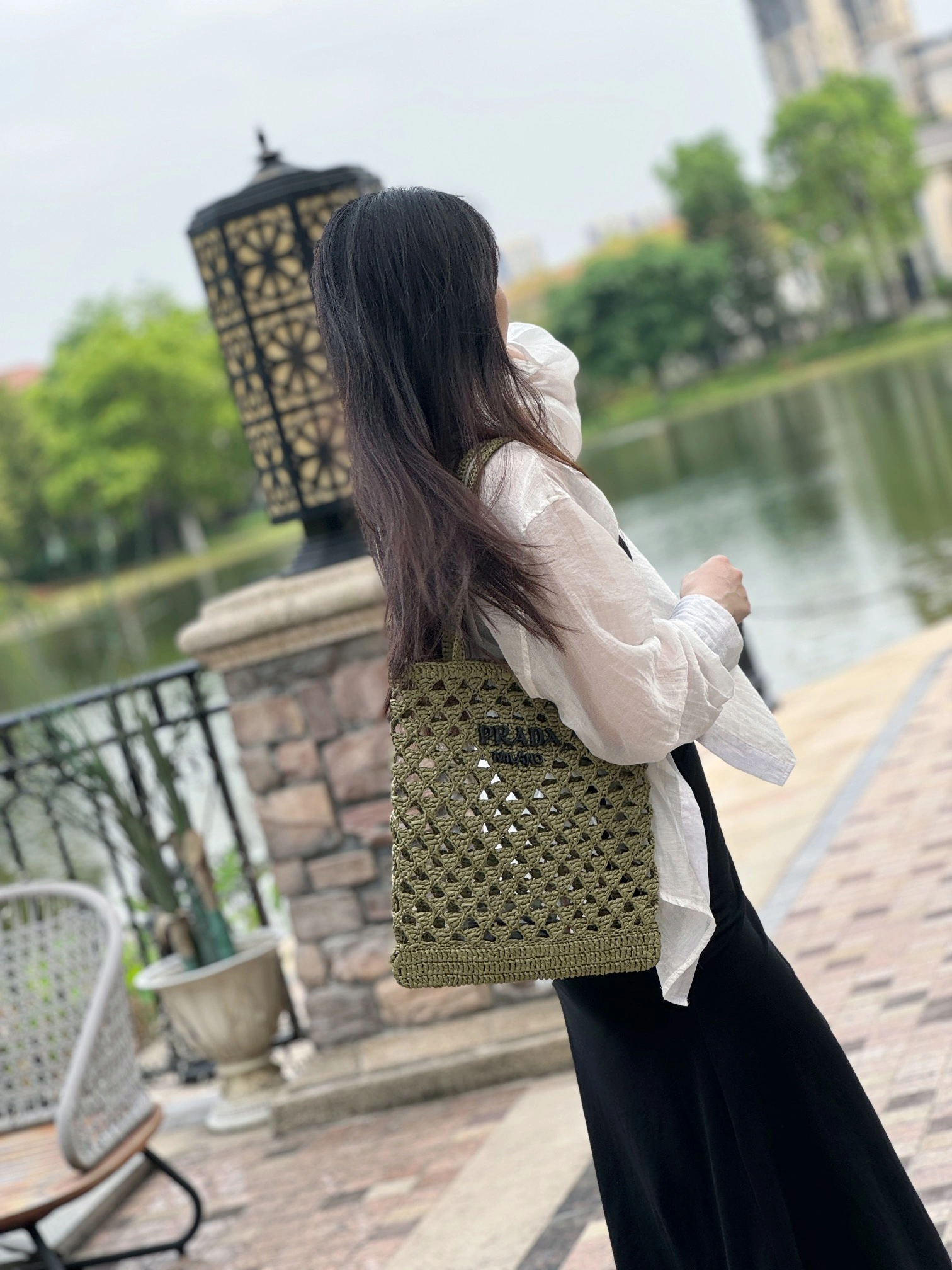 SmoothTexture Prada Shopping Bags 73651