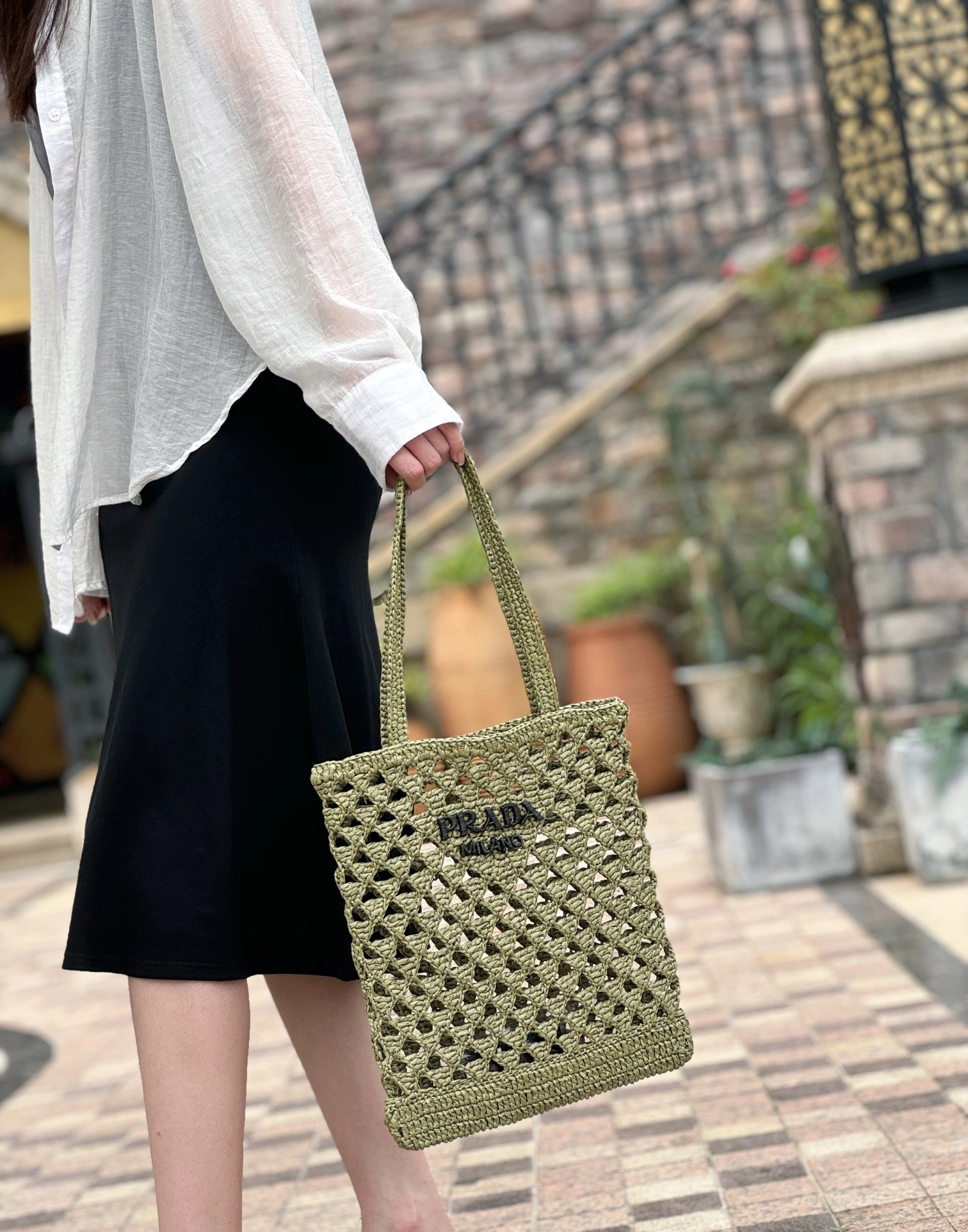SmoothTexture Prada Shopping Bags 73651