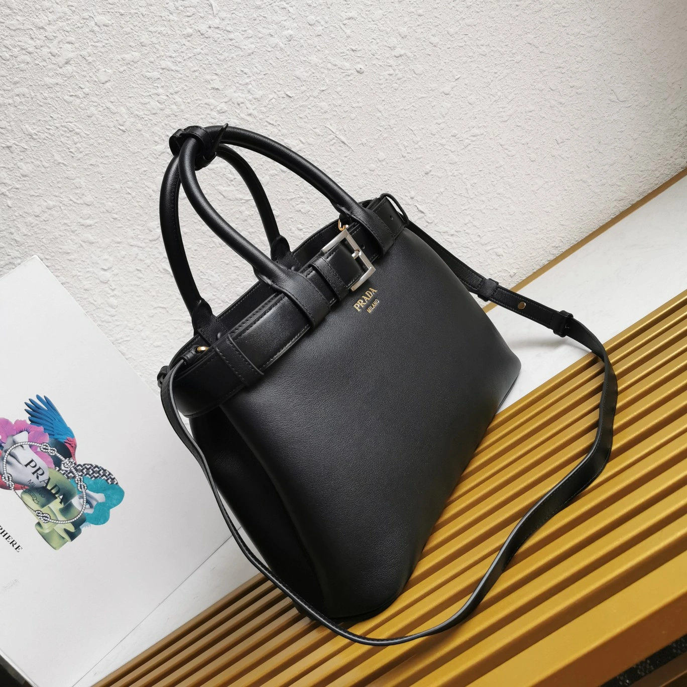 Prada Shopping Bags Unisex 73599