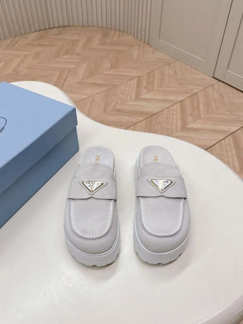 Minimalist Prada Slippers 34957