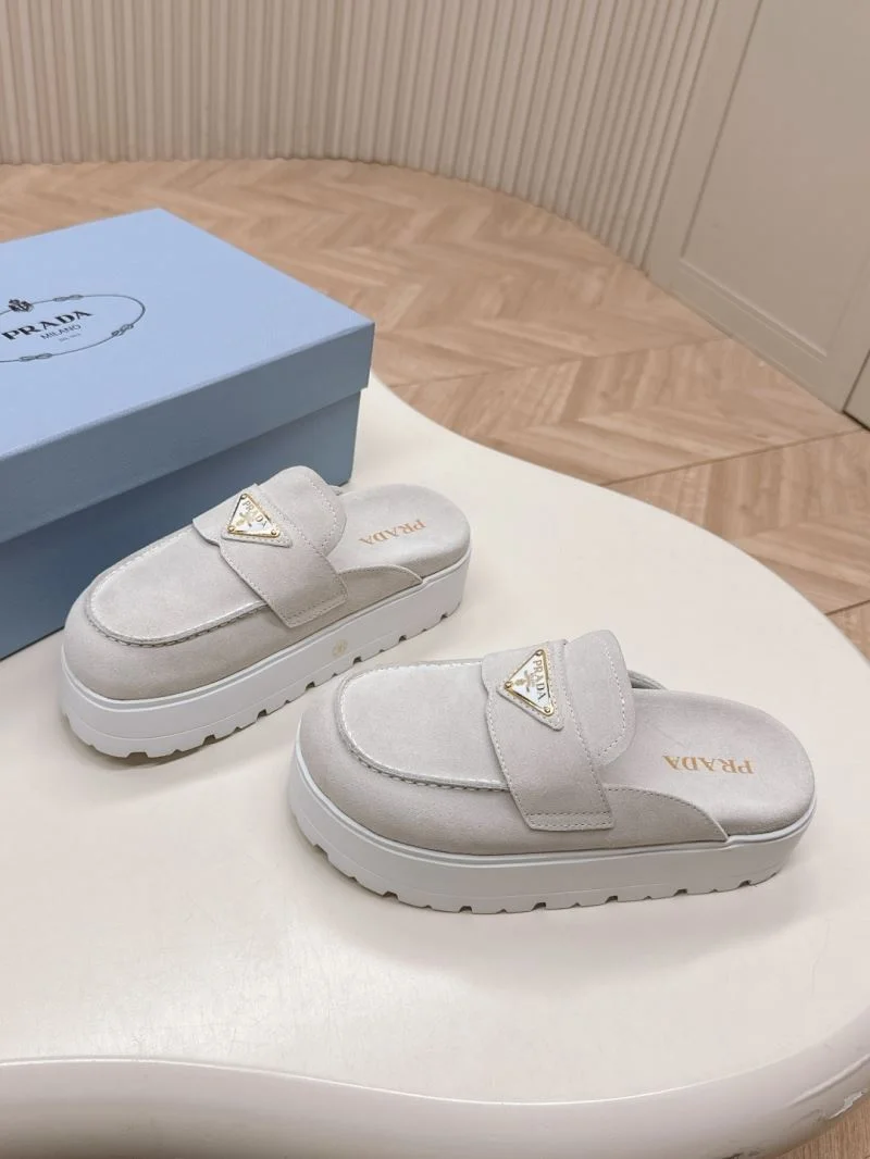 Minimalist Prada Slippers 34957