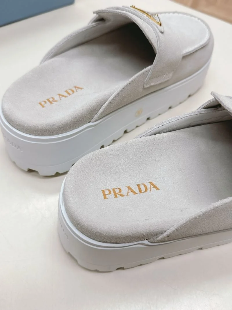 Minimalist Prada Slippers 34957