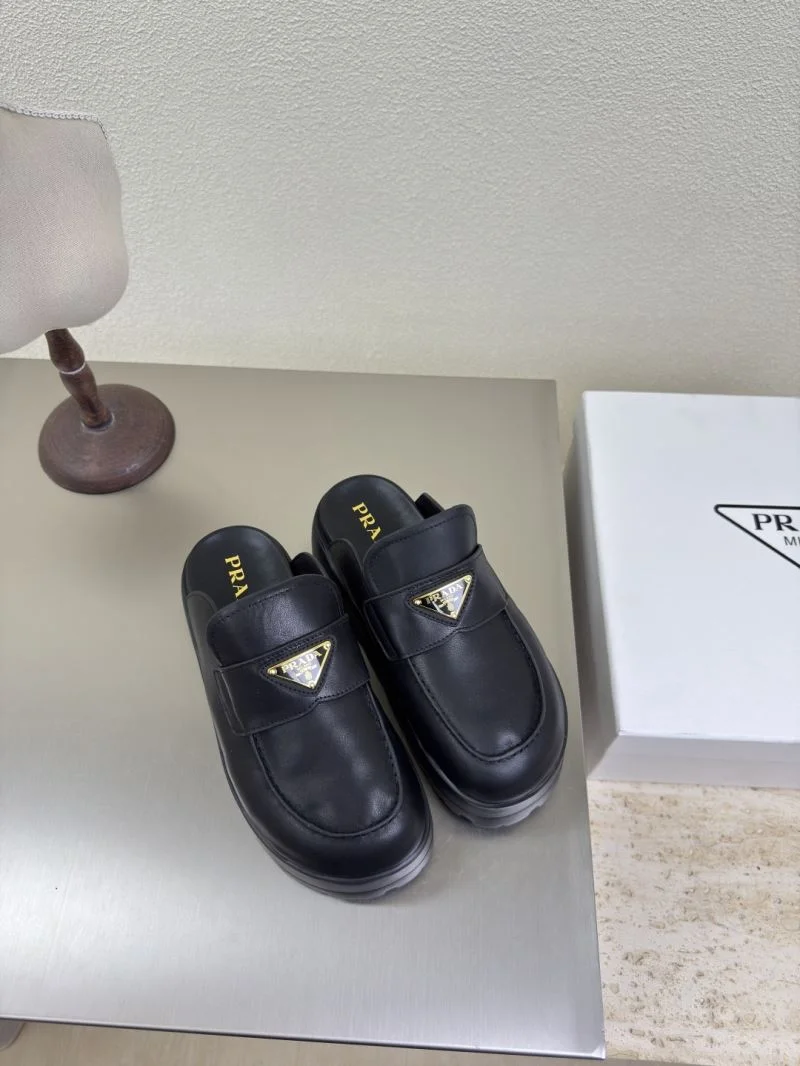 Minimalist Prada Slippers 34914