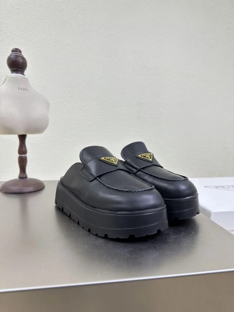Minimalist Prada Slippers 34914