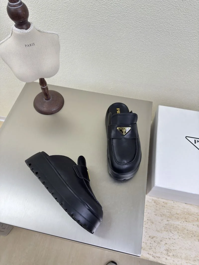 Minimalist Prada Slippers 34914