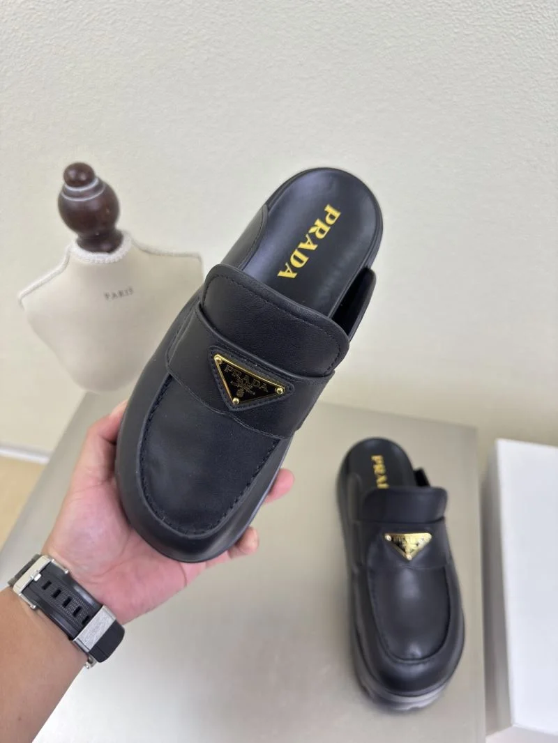 Minimalist Prada Slippers 34914