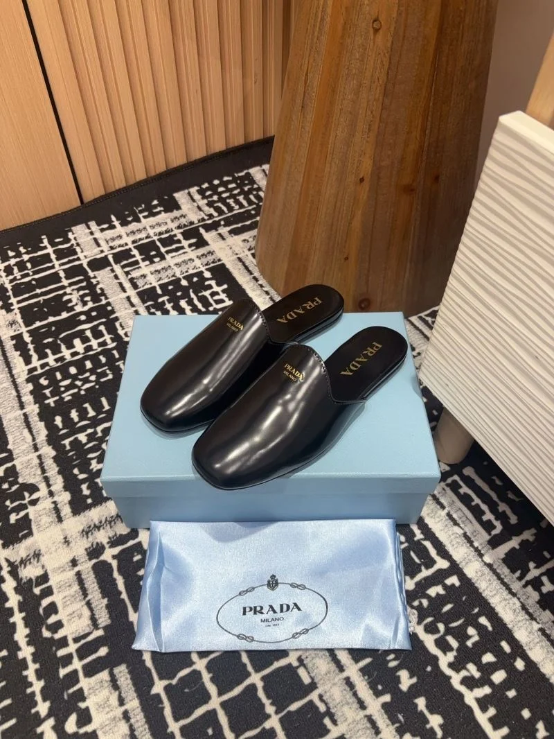 Minimalist Prada Slippers 34925
