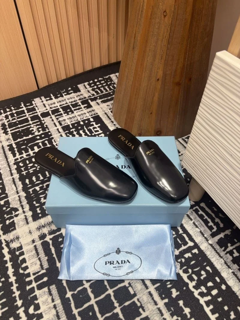 Minimalist Prada Slippers 34925