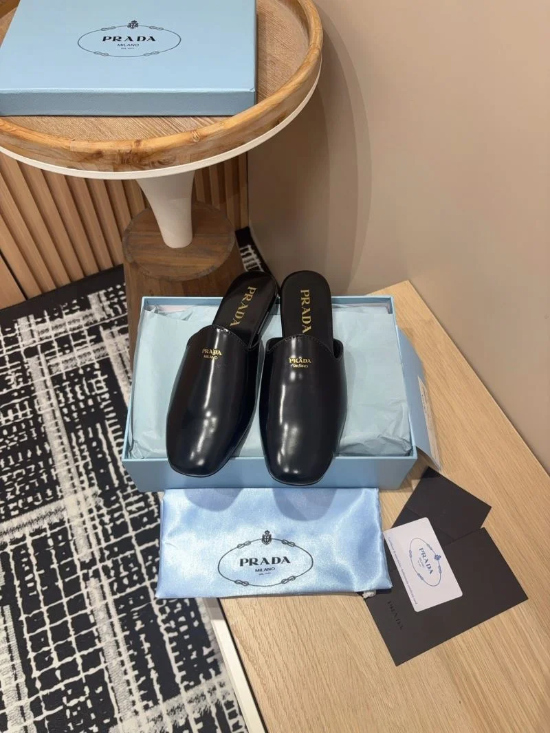Minimalist Prada Slippers 34925