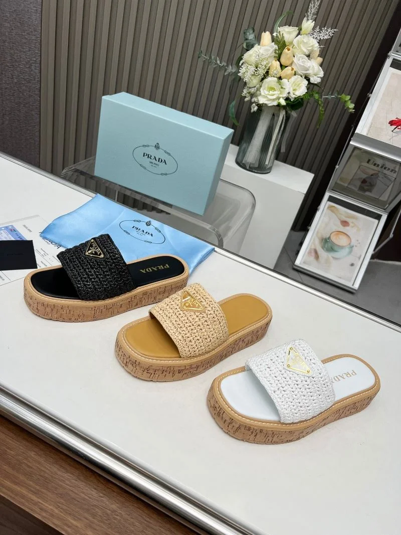 Breathable Prada Slippers 34455