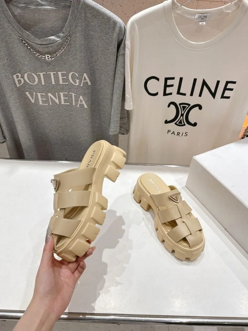 Refined Prada Slippers 34463