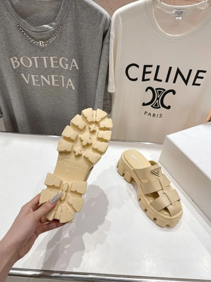 Refined Prada Slippers 34463