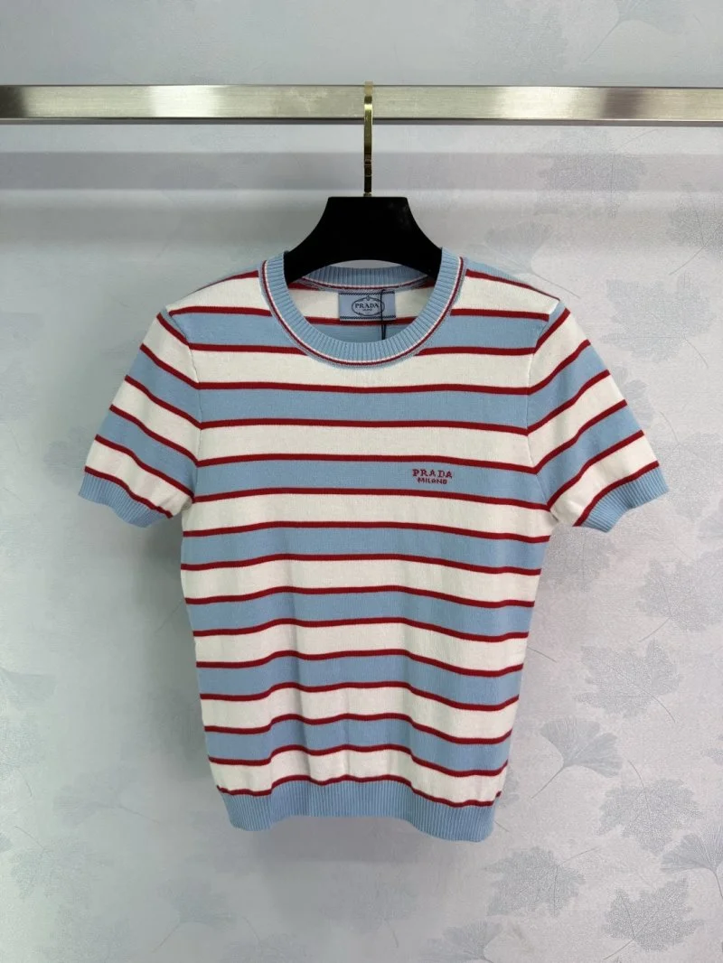 Prada T-Shirts Stretchable 166089