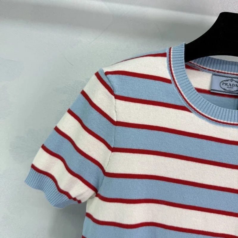 Prada T-Shirts Stretchable 166089