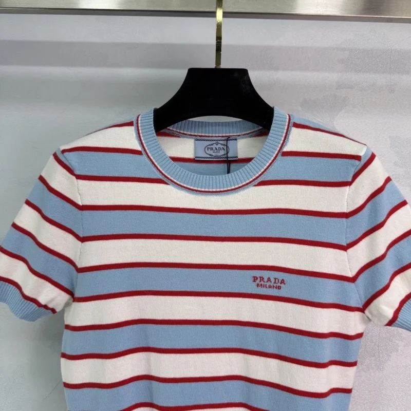 Prada T-Shirts Stretchable 166089