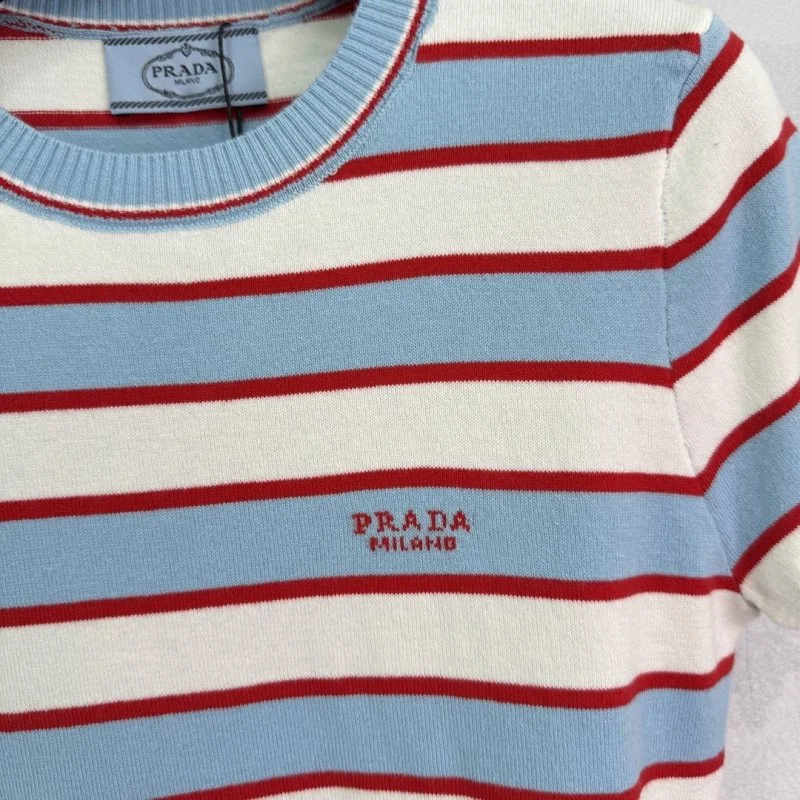 Prada T-Shirts Stretchable 166089