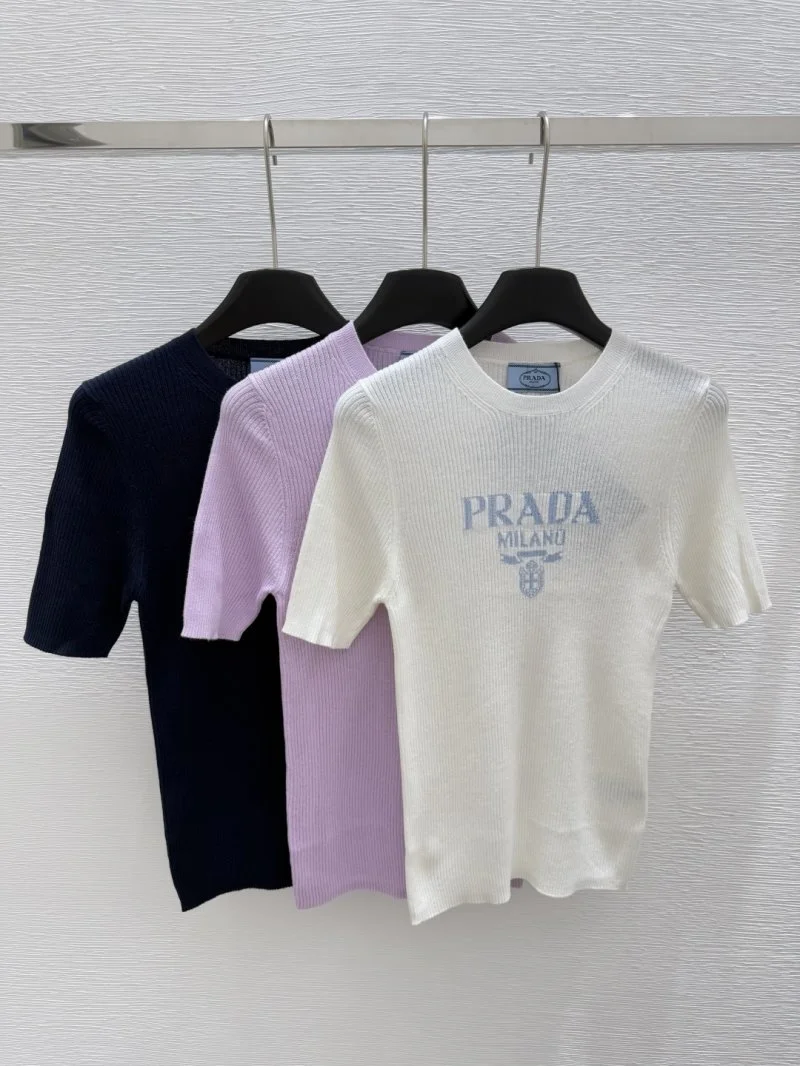Prada T-Shirts Stretchable 165684