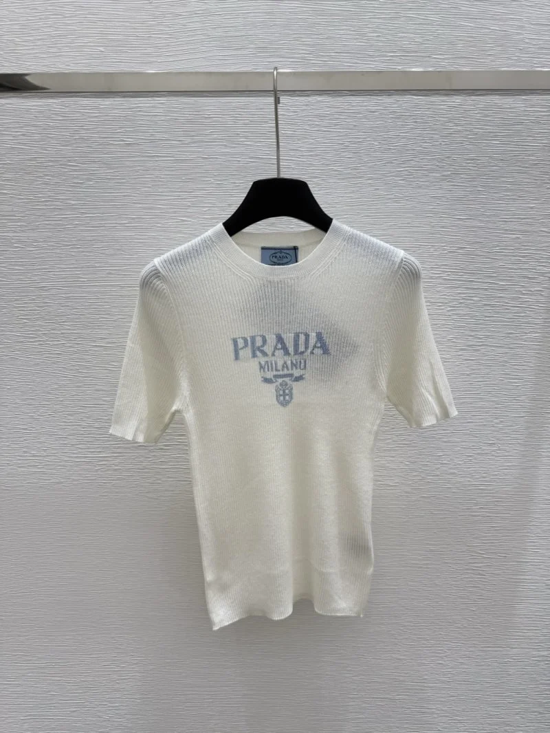 Prada T-Shirts Stretchable 165684