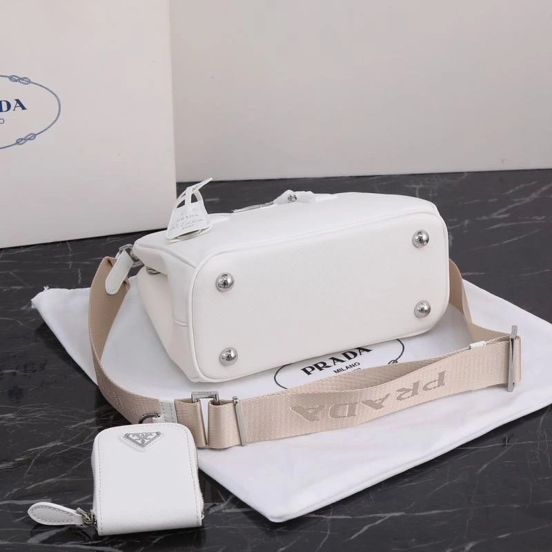 Prada Top Handle Bags Breathable 87129