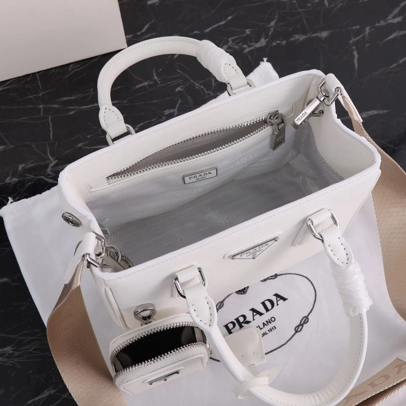 Prada Top Handle Bags Breathable 87129