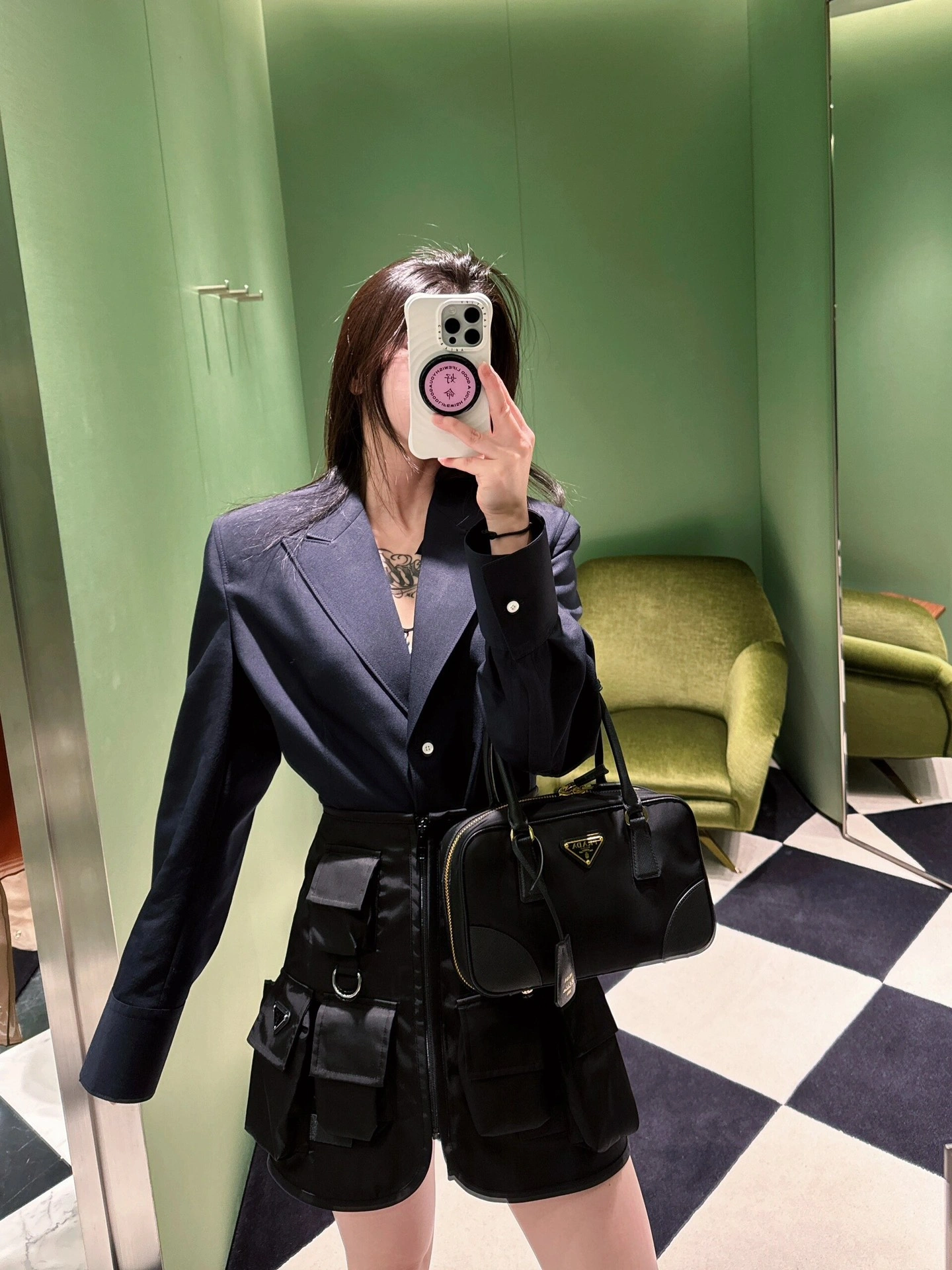 TechFriendly Prada Top Handle Bags 73715