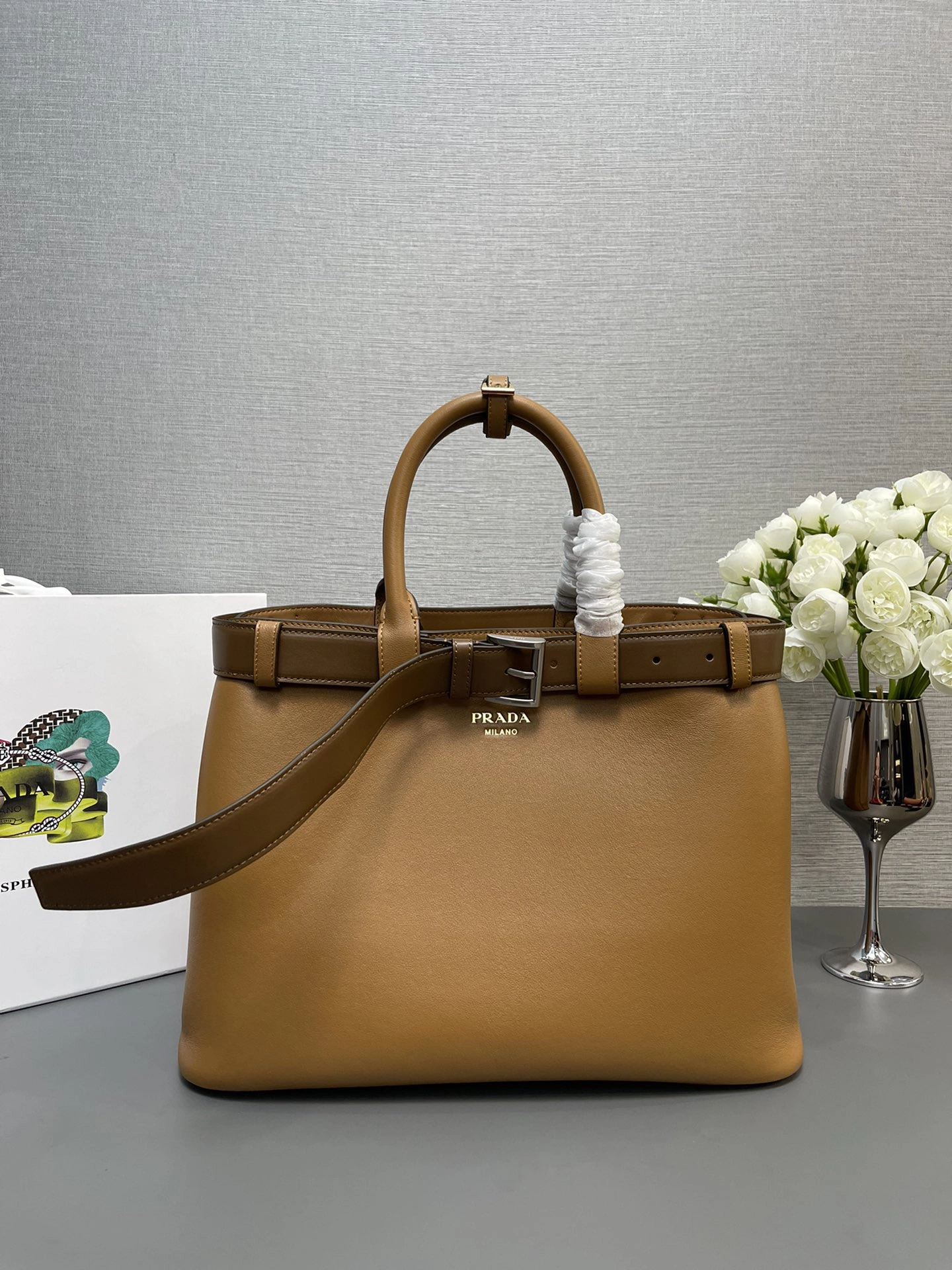 Prada Top Handle Bags SoftTouch 73645