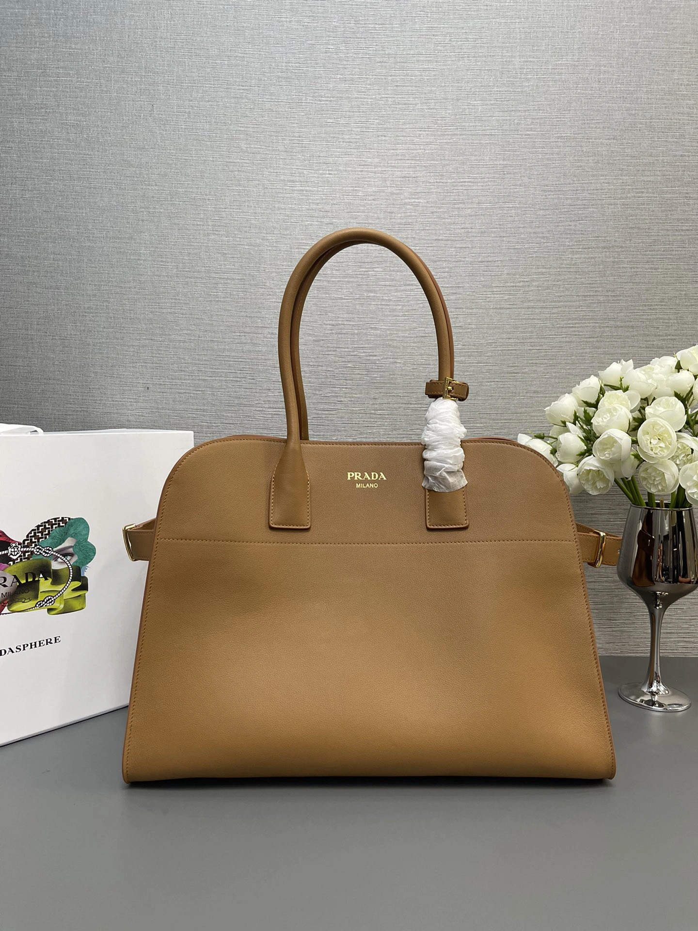 Stretchable Prada Top Handle Bags 73637