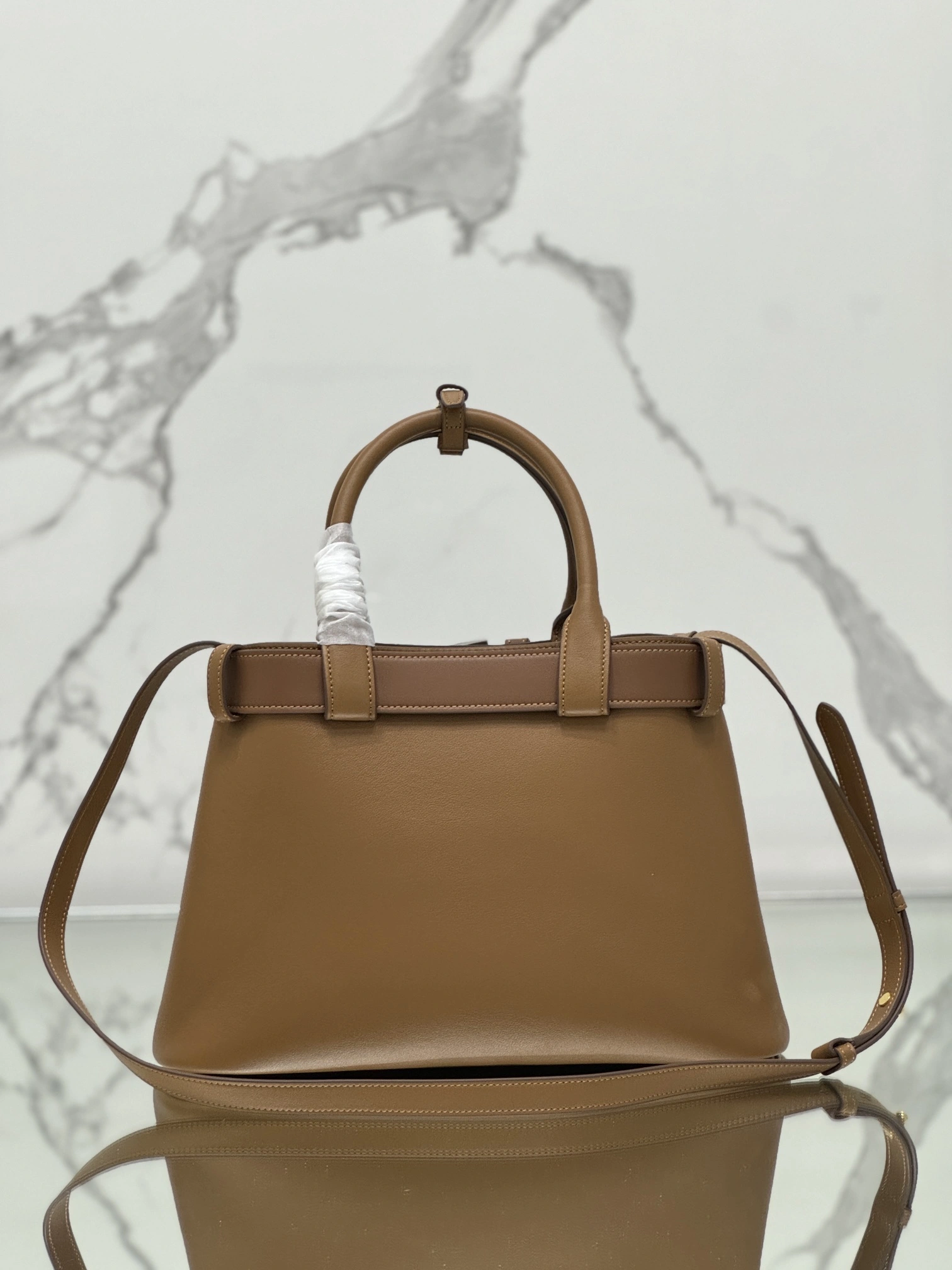 Prada Top Handle Bags Breathable 73634