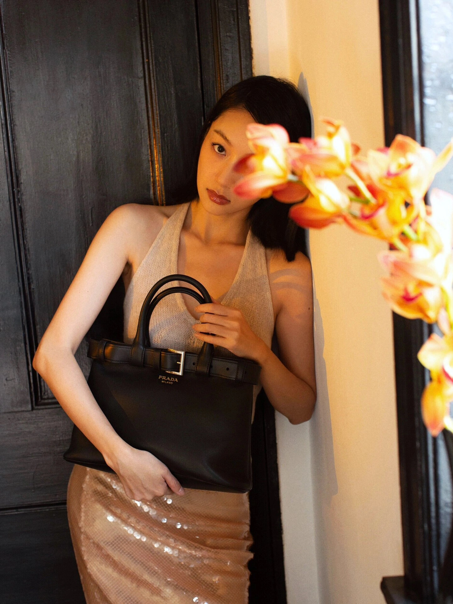 Prada Top Handle Bags Flexible 73641