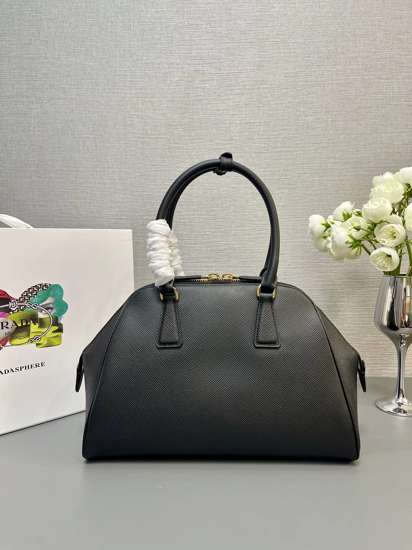 Trendy Prada Top Handle Bags 71639