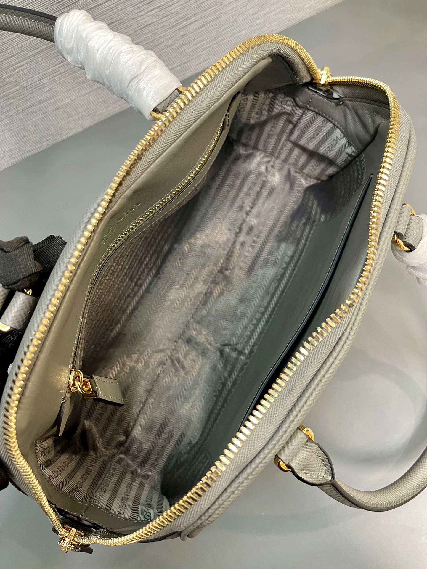 WaterResistant Prada Top Handle Bags 71630