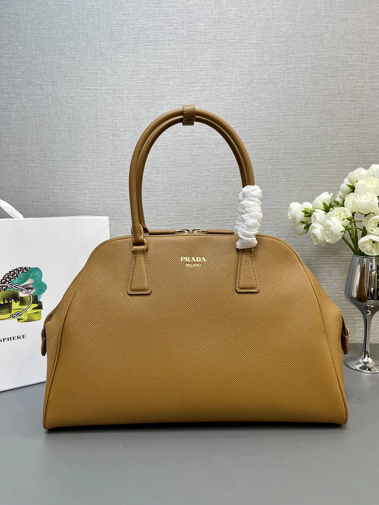 Prada Top Handle Bags Durable 71627